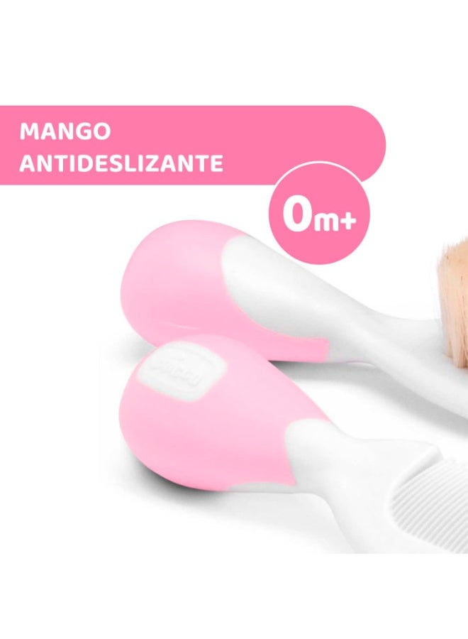 شيكو Chicco Brush and Comb- Pink, 2 Piece - Image 5